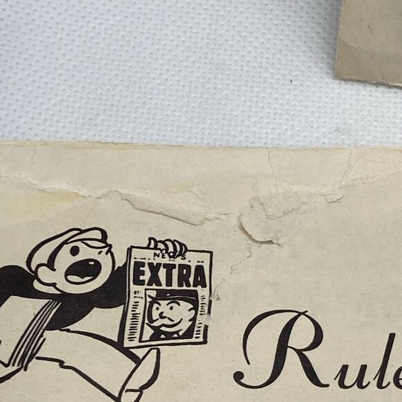 Vintage 1954 Parker Bros Monopoly Deeds Chance Missing One‎ Community Chest Card - Picture 11 of 15